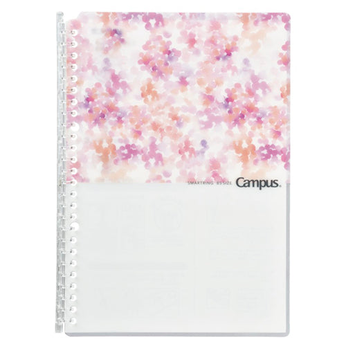 KOKUYO Campus Smart Ring LE B5 25s Pink Flowers Default Title