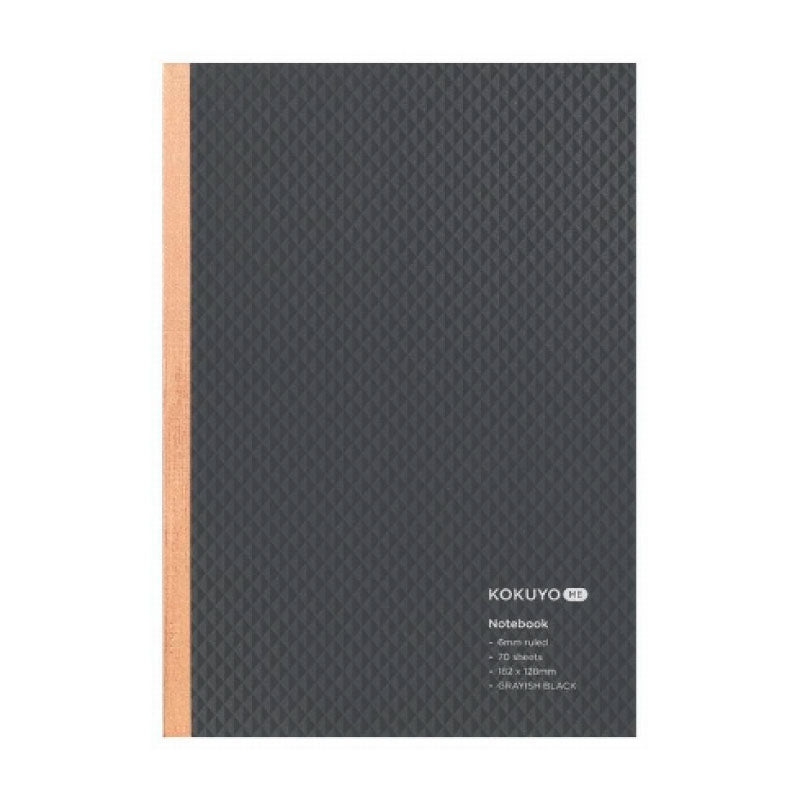 KOKUYO ME Notebook B6 Ruled Grayish Black Default Title