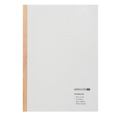 KOKUYO ME Notebook B6 Ruled Tofu White Default Title