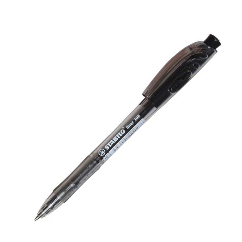 STABILO liner 308FW Ball Pen F-Black 50s