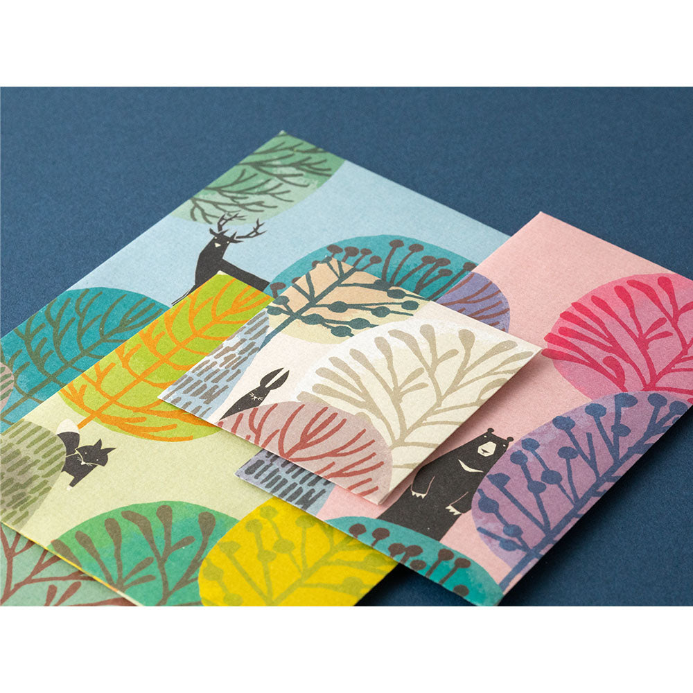 MIDORI Multiple Packed Envelopes Forest Animals