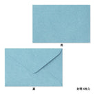 MIDORI Letterpress Card Set Frame Blue