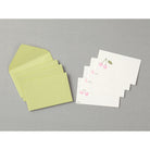 MIDORI Letterpress Card Set Cherry