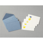MIDORI Letterpress Card Set Lemon
