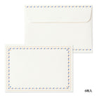 MIDORI Letterpress Envelope Frame Brown