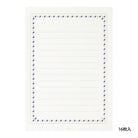 MIDORI Letterpress Letter Pad Frame Brown