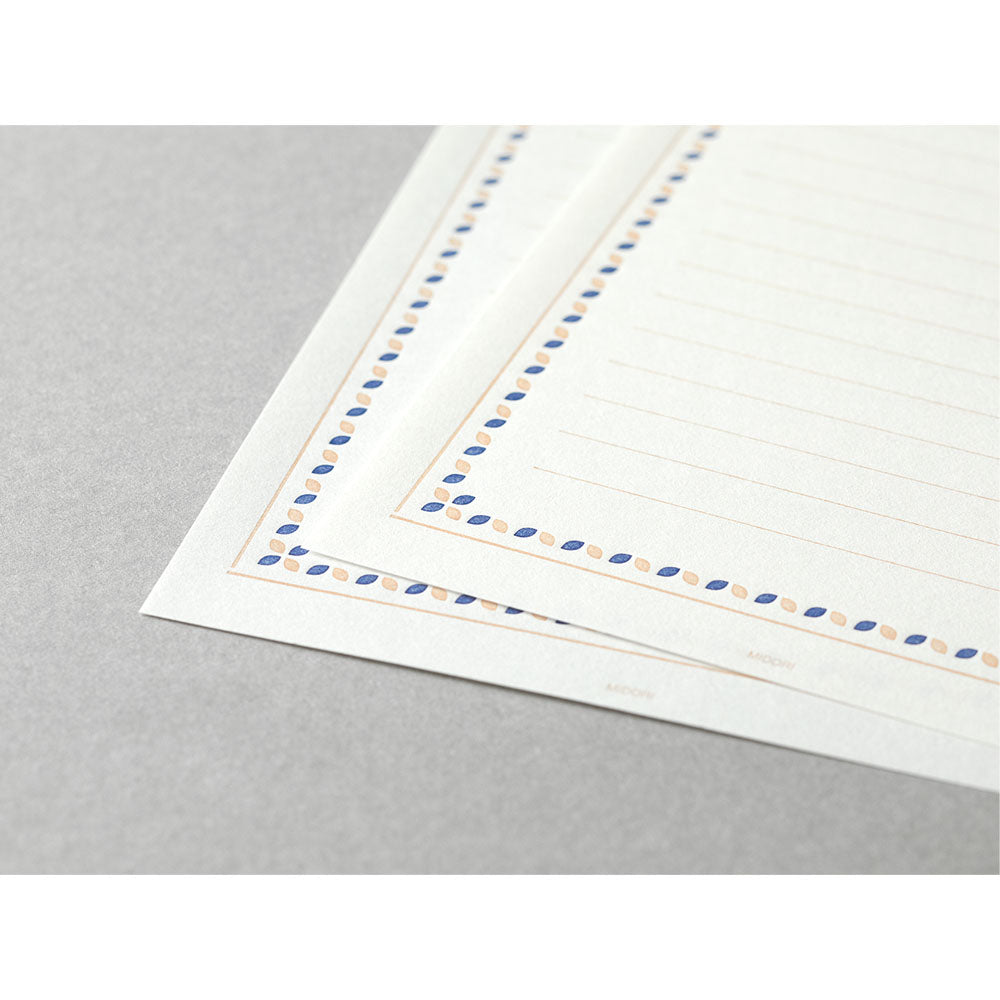 MIDORI Letterpress Letter Pad Frame Brown