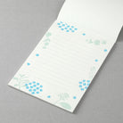 MIDORI Letterpress Letter Pad Scatter Flowers