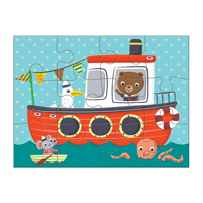 4 in 1 Box Puzzle Set Transportation 1216753