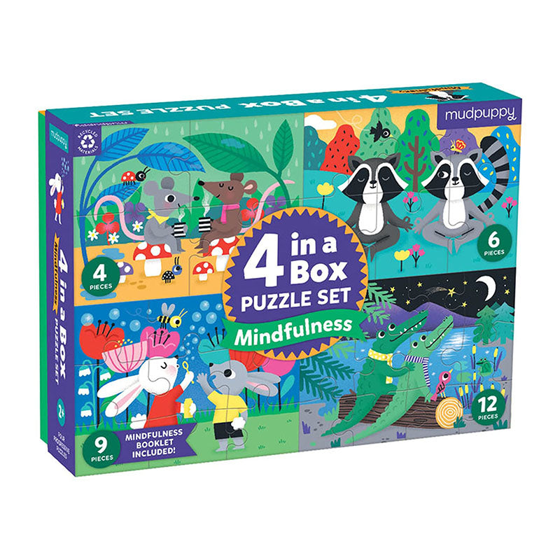 4 in 1 Box Puzzle Set Mindful 1216752