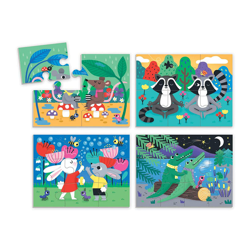 4 in 1 Box Puzzle Set Mindful 1216752