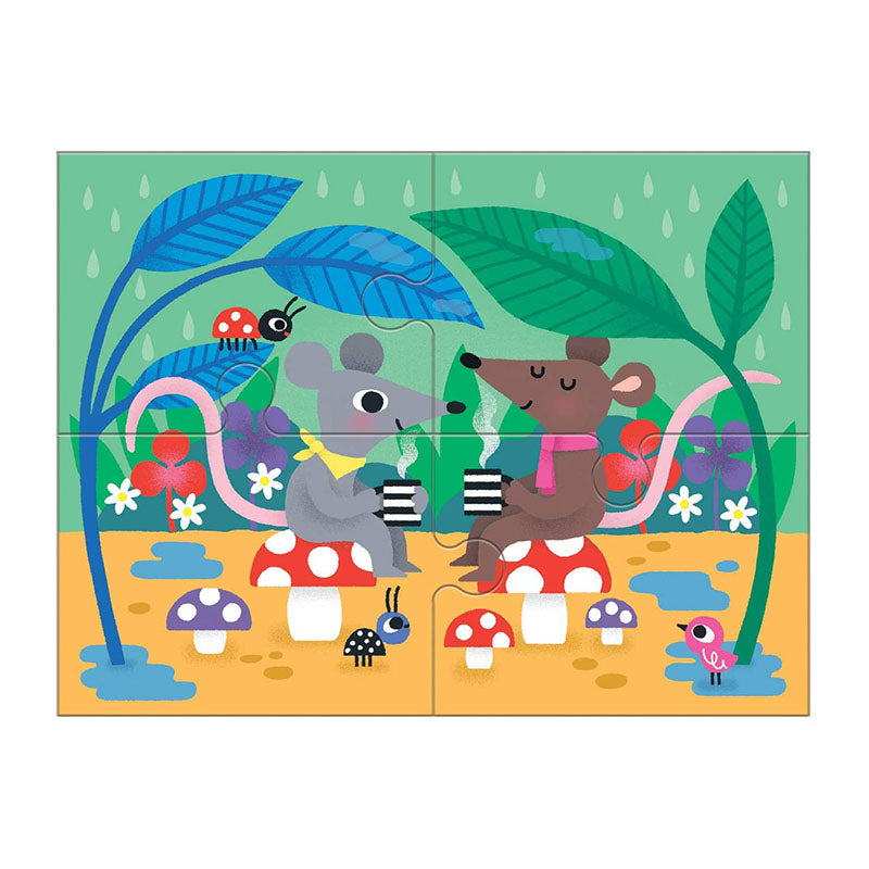 4 in 1 Box Puzzle Set Mindful 1216752