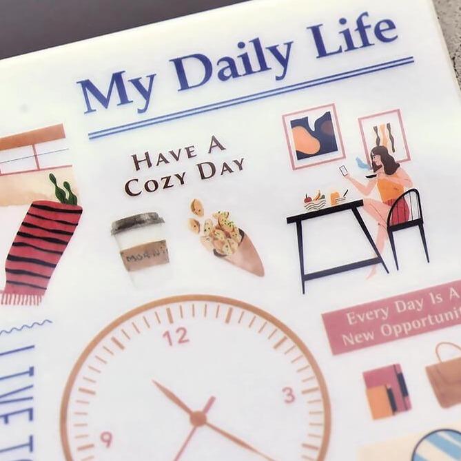 MU Print-On Sticker 2s 135-Days By Days