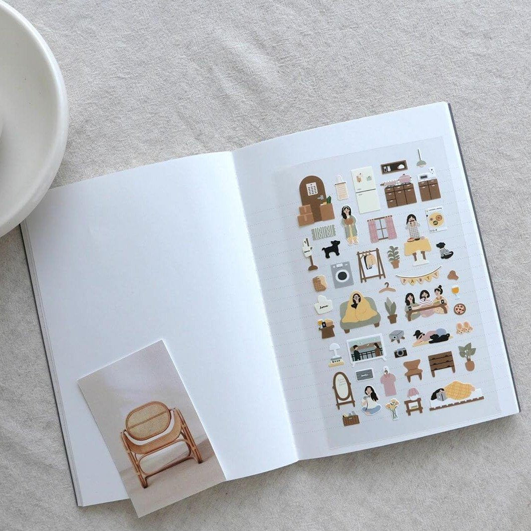 SUATELIER Stickers No.1104: Vlog Home