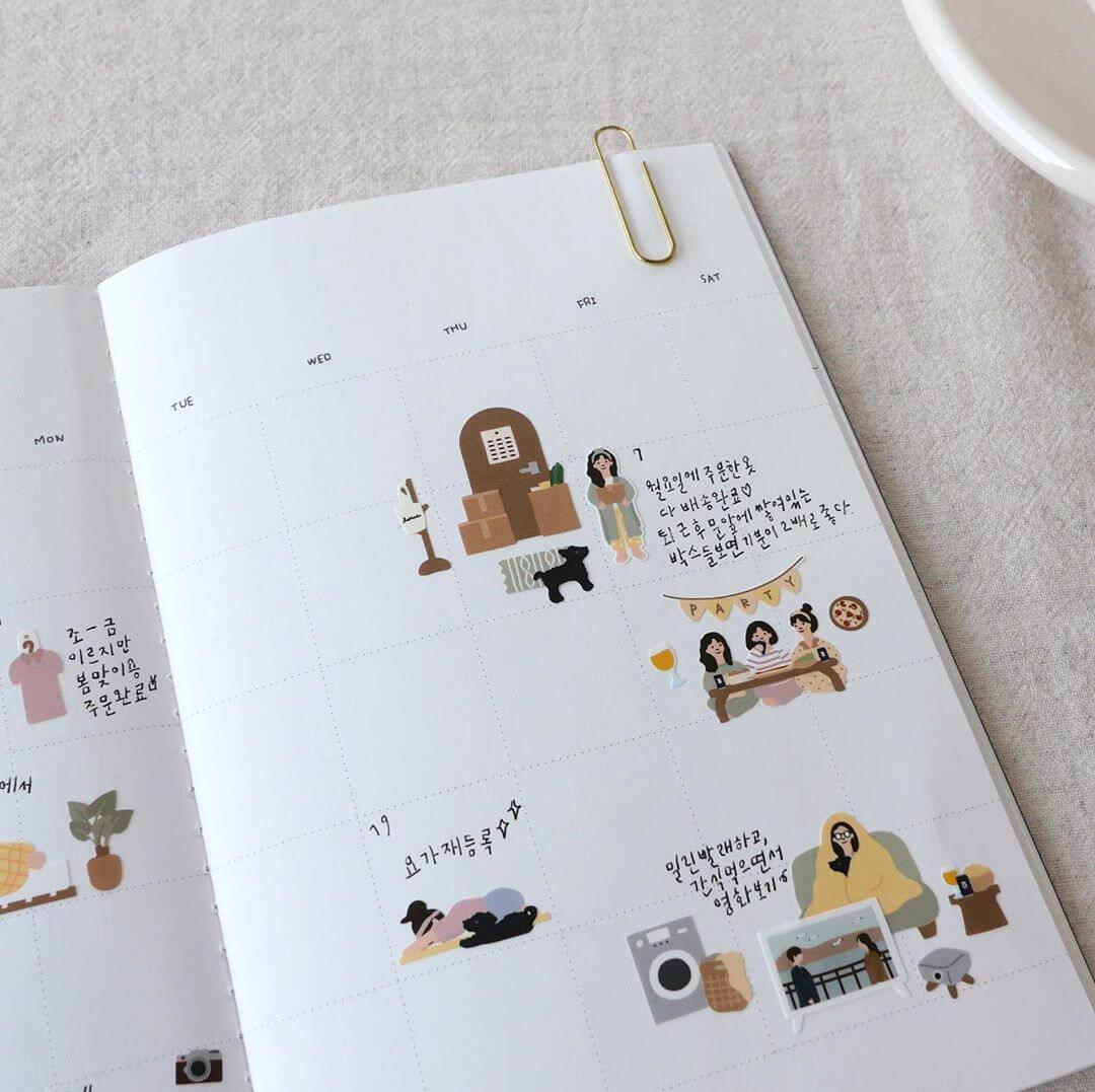 SUATELIER Stickers No.1104: Vlog Home