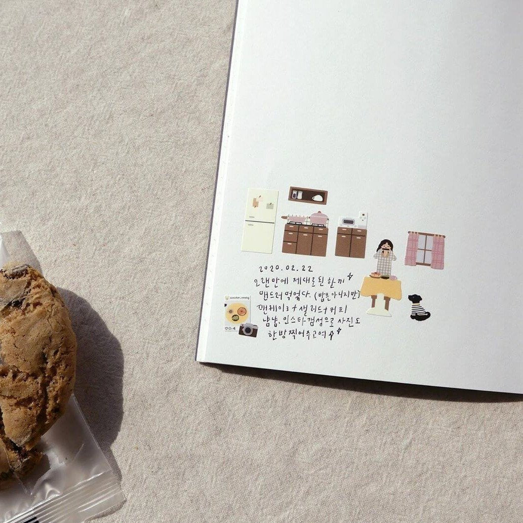 SUATELIER Stickers No.1104: Vlog Home