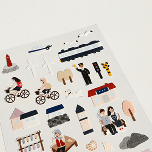 SUATELIER Stickers No.1100: Ocean Village