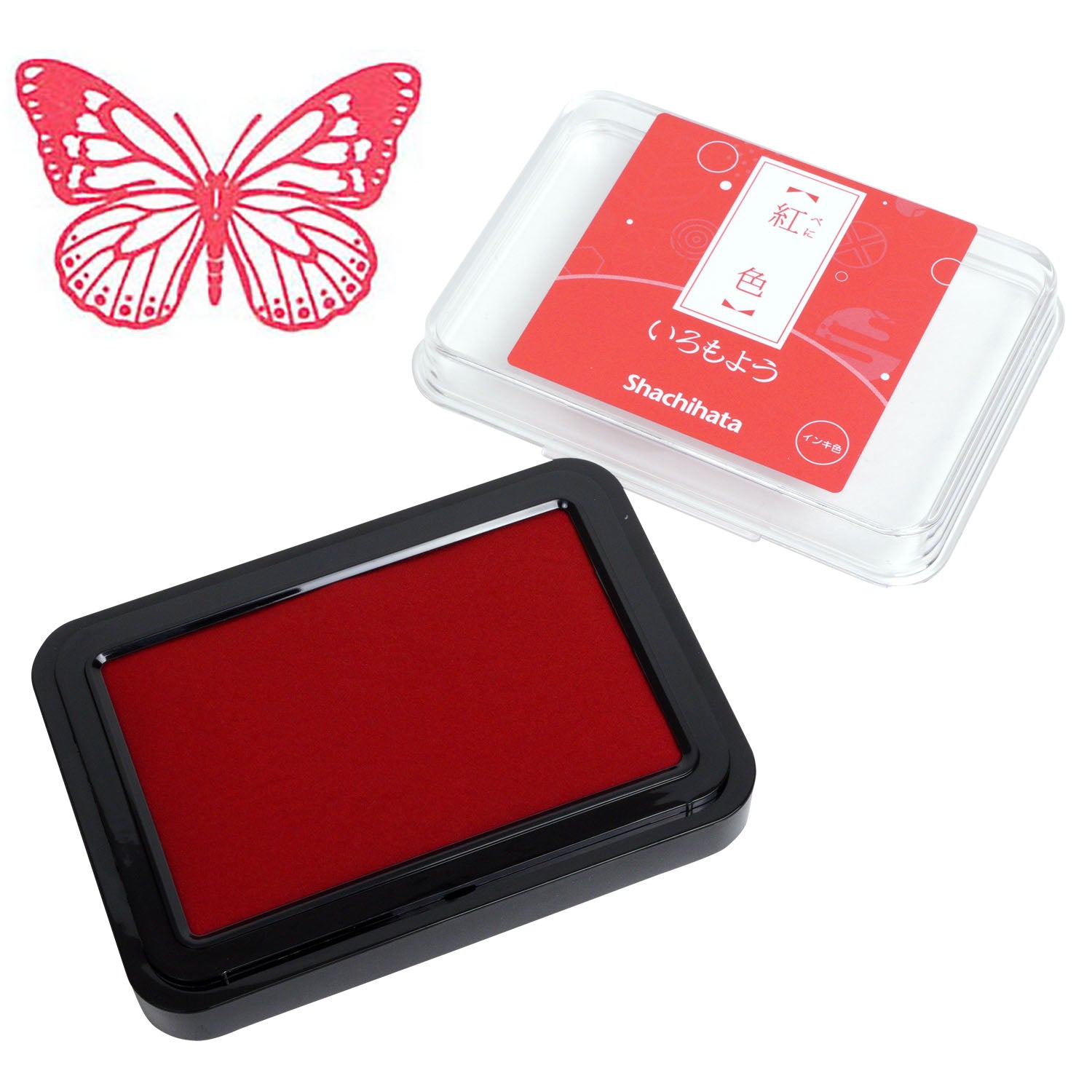 SHACHIHATA Iromoyou Stamp Pad HAC-1 Red