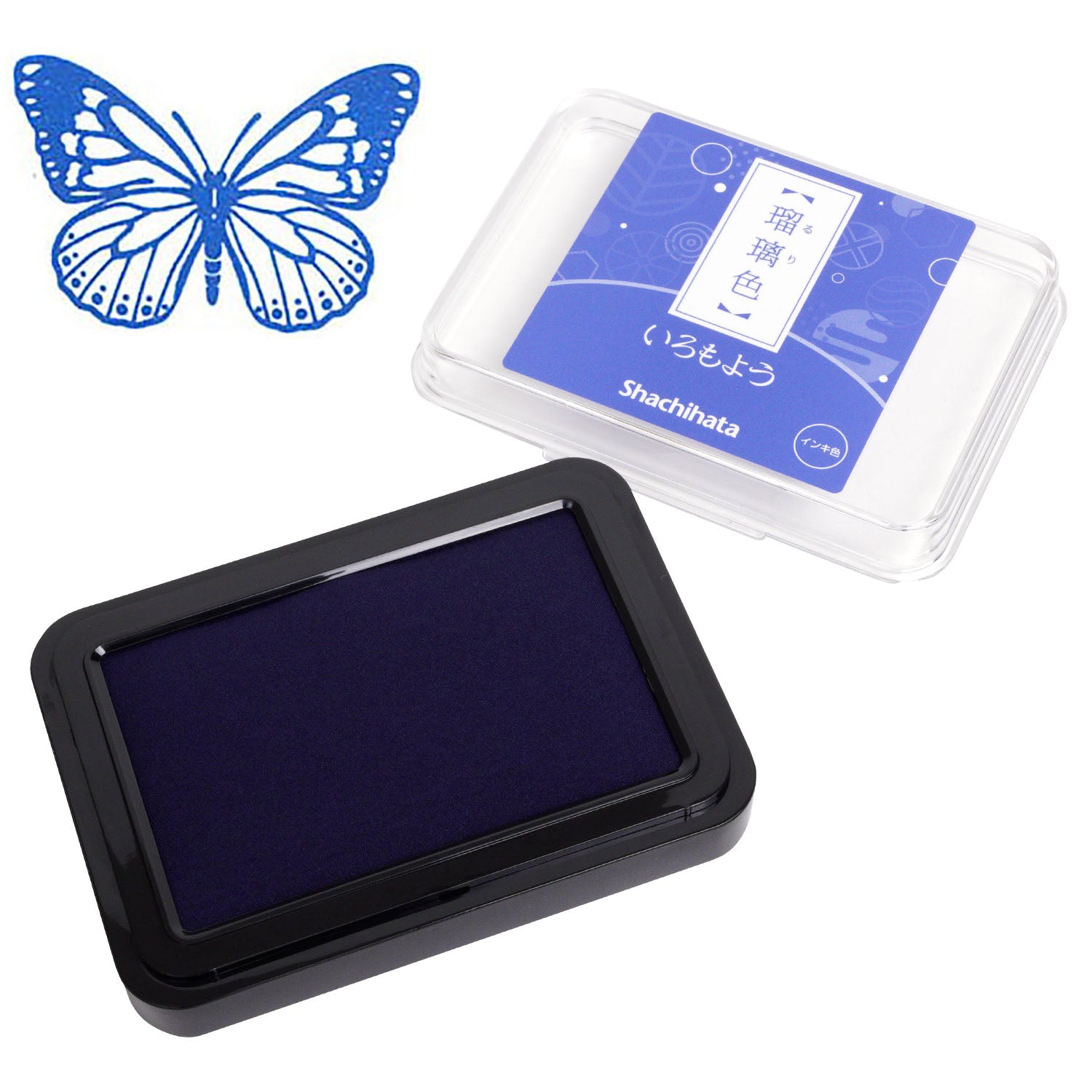SHACHIHATA Iromoyou Stamp Pad HAC-1 Blue