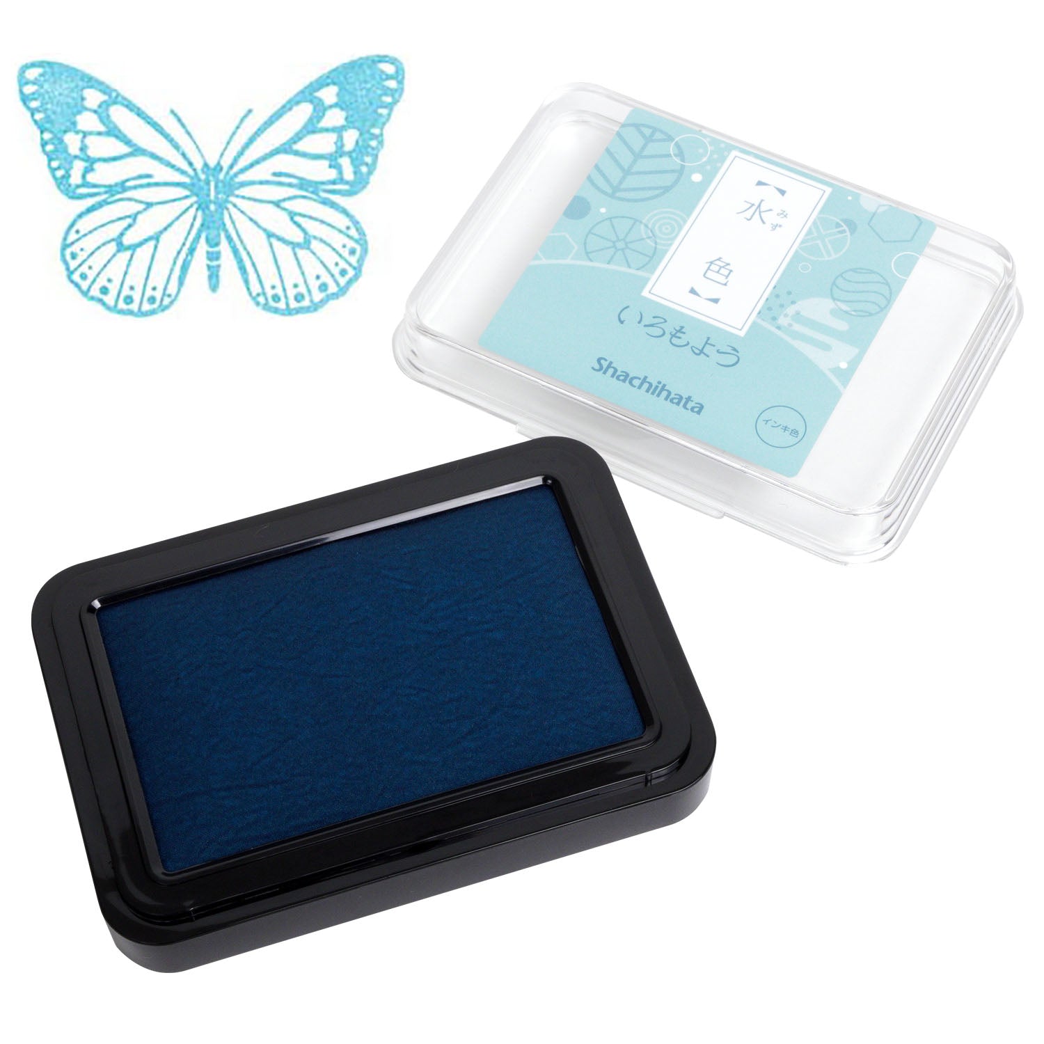 SHACHIHATA Iromoyou Stamp Pad HAC-1 Pale Blue