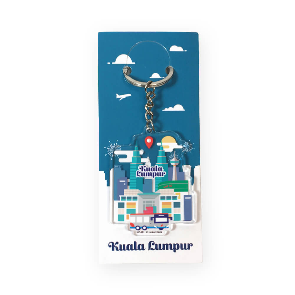 LOKAMADE Keychain KC48:The Heart of Malaysia Default Title