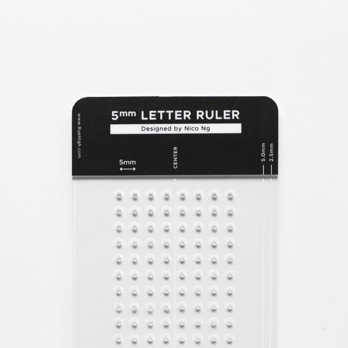 RUEHIGH Letter Ruler 5mm by Nico Ng – CzipLee Retail
