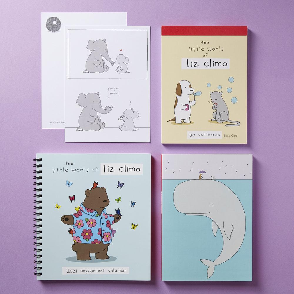 The Little World of Liz Climo Postcard Book