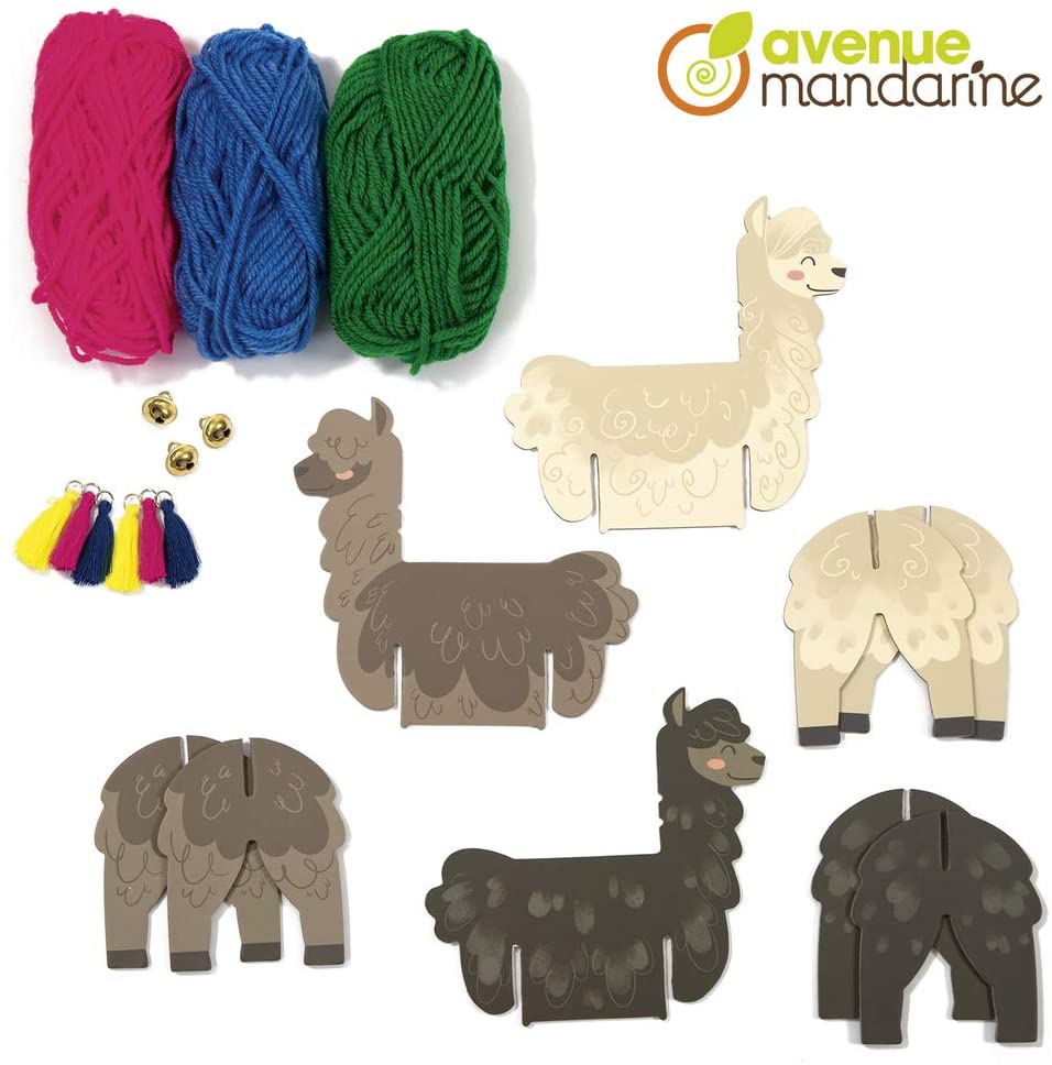 AVENUE MANDARINE Creative Box Wool Llamas Default Title