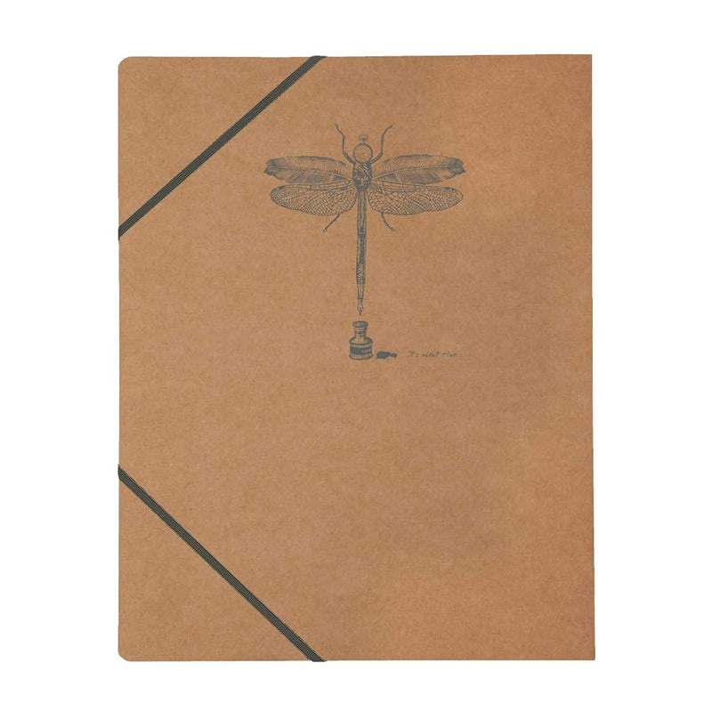 CLAIREFONTAINE Flying Spirit 3-Flap Elasticated Folder Kraft Default Title