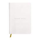 CLAIREFONTAINE Flying Spirit Leather Journal A5 Lined White Default Title