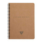 CLAIREFONTAINE Flying Spirit Notebook Wire+Pkt A5 Lined Kraft Default Title