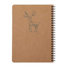 CLAIREFONTAINE Flying Spirit Notebook Wire+Pkt A5 Lined Kraft Default Title