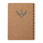 CLAIREFONTAINE Flying Spirit Notebook Wire+Pkt A5 Lined Kraft Default Title