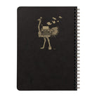 CLAIREFONTAINE Flying Spirit Notebook Wirebound A5 Lined 60s Black Default Title