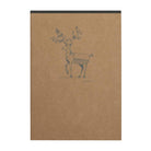CLAIREFONTAINE Flying Spirit Notepad Clothbound A5 Lined Kraft Default Title