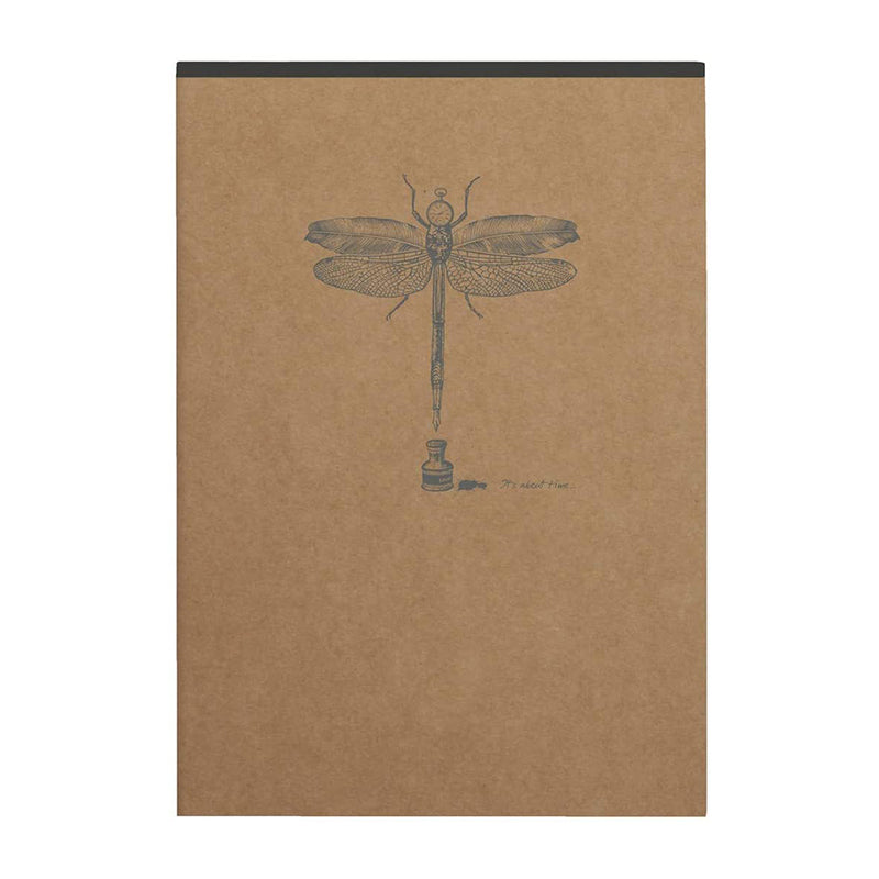 CLAIREFONTAINE Flying Spirit Notepad Clothbound A5 Lined Kraft Default Title