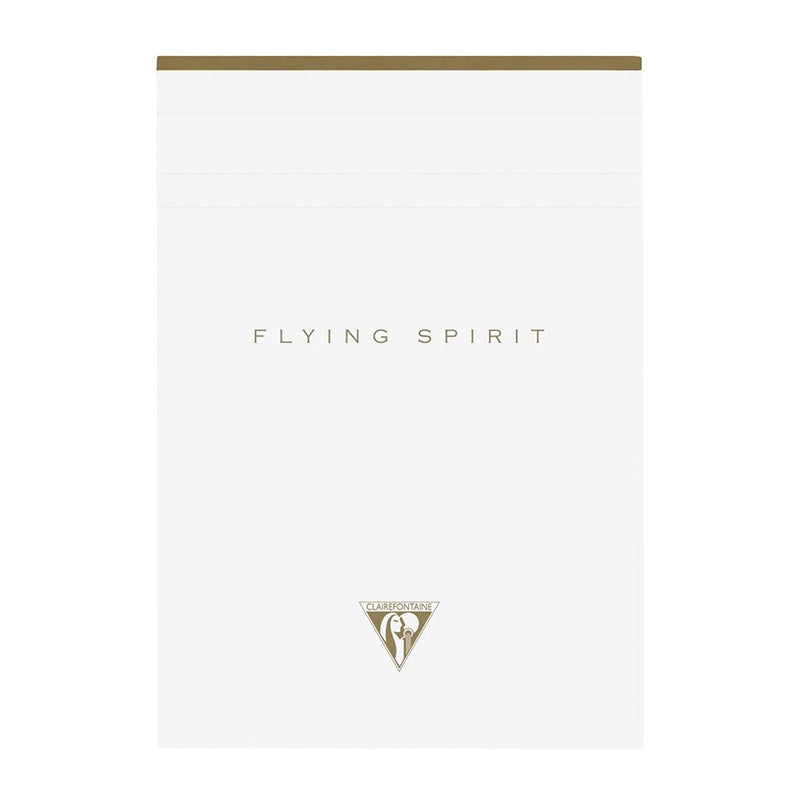 CLAIREFONTAINE Flying Spirit Notepad Clothbound A5 Lined White Default Title