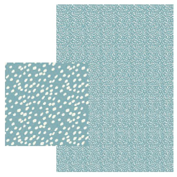 DECOPATCH Paper:Blue 809 Dots-Cream