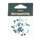 DECOPATCH:Accessories Cabochons 0.5cm Black/White Default Title