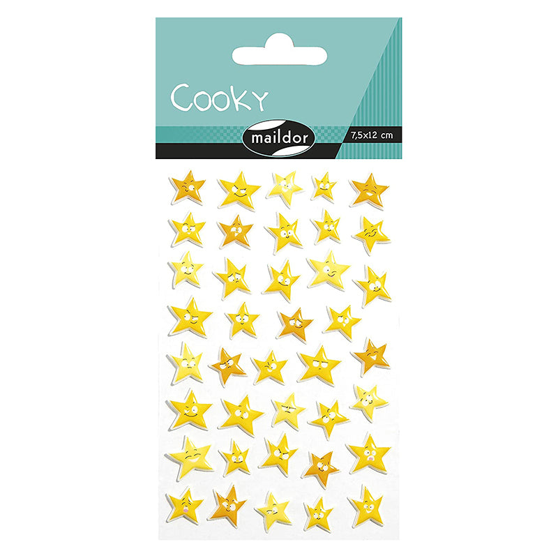 MAILDOR 3D Stickers Cooky Stars 1s Default Title