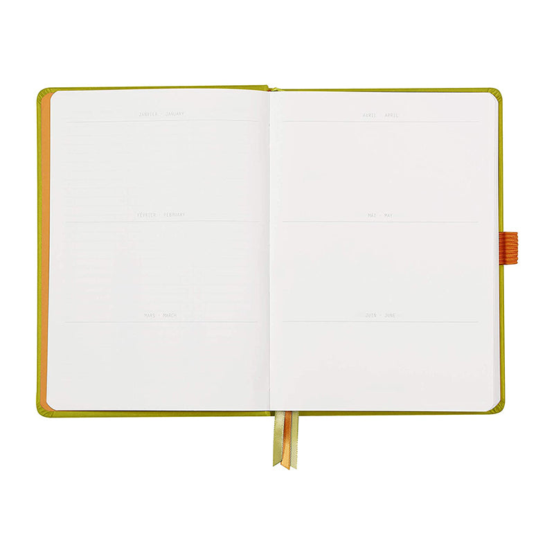 RHODIArama Goalbook HC White A5 Dot Anise Green Default Title