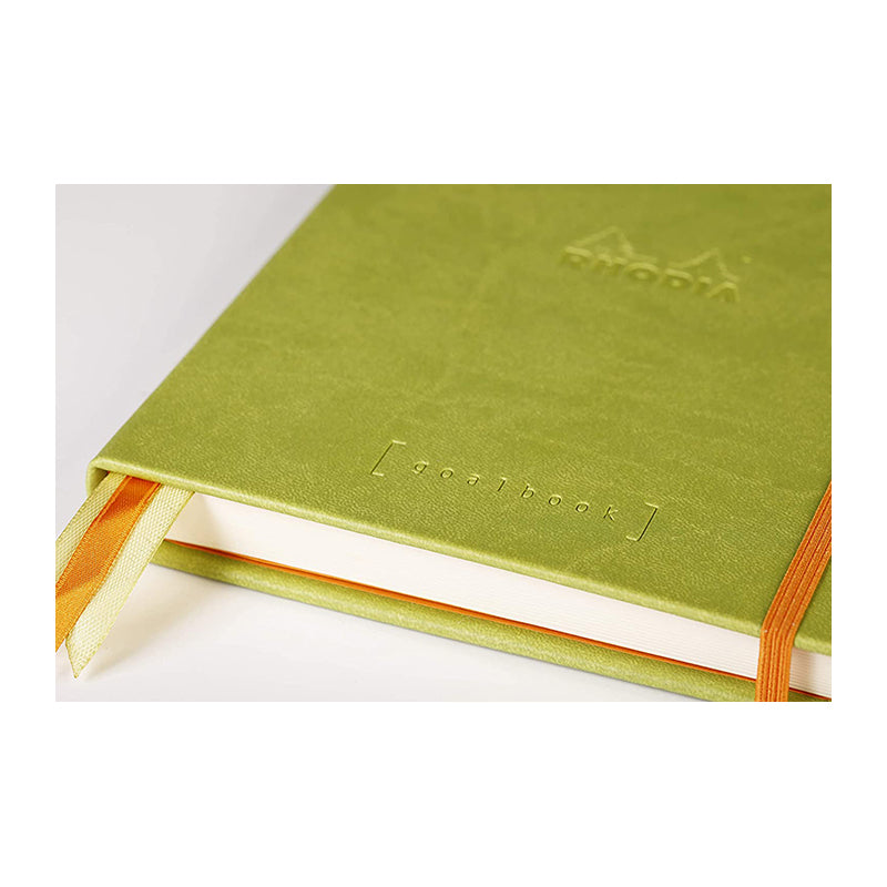 RHODIArama Goalbook HC White A5 Dot Anise Green Default Title