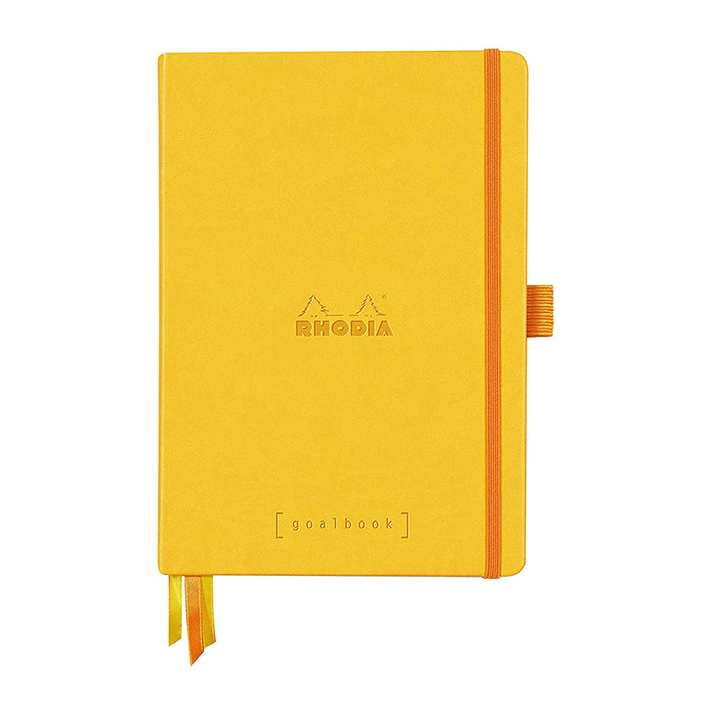 RHODIArama Goalbook HC White A5 Dot Daffodil Yello Default Title