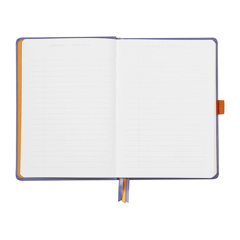 RHODIArama Goalbook Hardcover White A5 Dot Iris Default Title