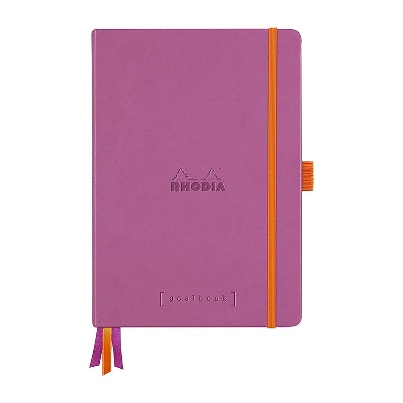 RHODIArama Goalbook Hardcover White A5 Dot Lilac Default Title