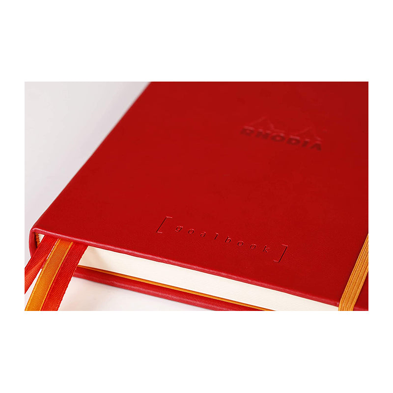RHODIArama Goalbook Hardcover White A5 Dot Poppy Default Title