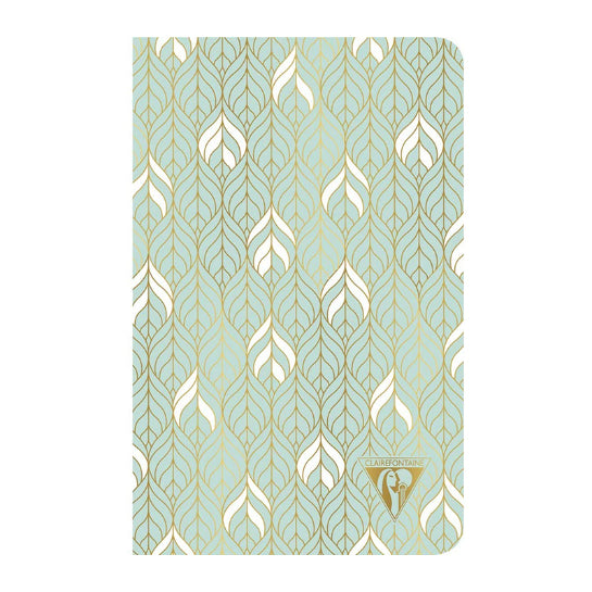 CLAIREFONTAINE Neo Deco 11x17cm Lined 48s Liana-Sea Green Default Title