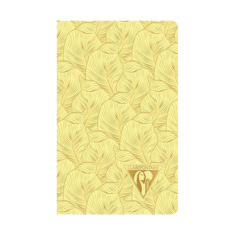 CLAIREFONTAINE Neo Deco 7.5x12cm Lined 24s Tropical-Sulfur Yel Default Title