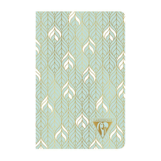 CLAIREFONTAINE Neo Deco 9x14cm Lined 48s Liana-Sea Green Default Title
