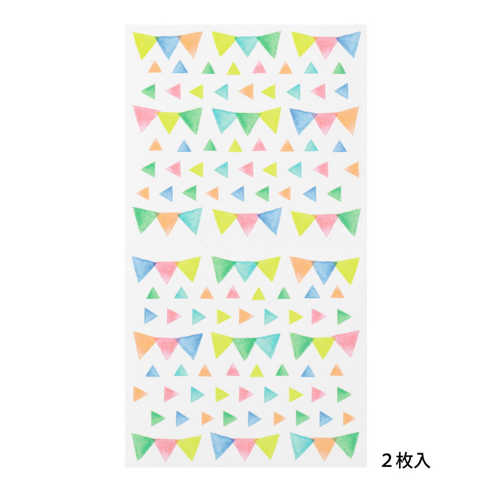 MIDORI Sticker Schedule 2534 Semi-Trans. Flag